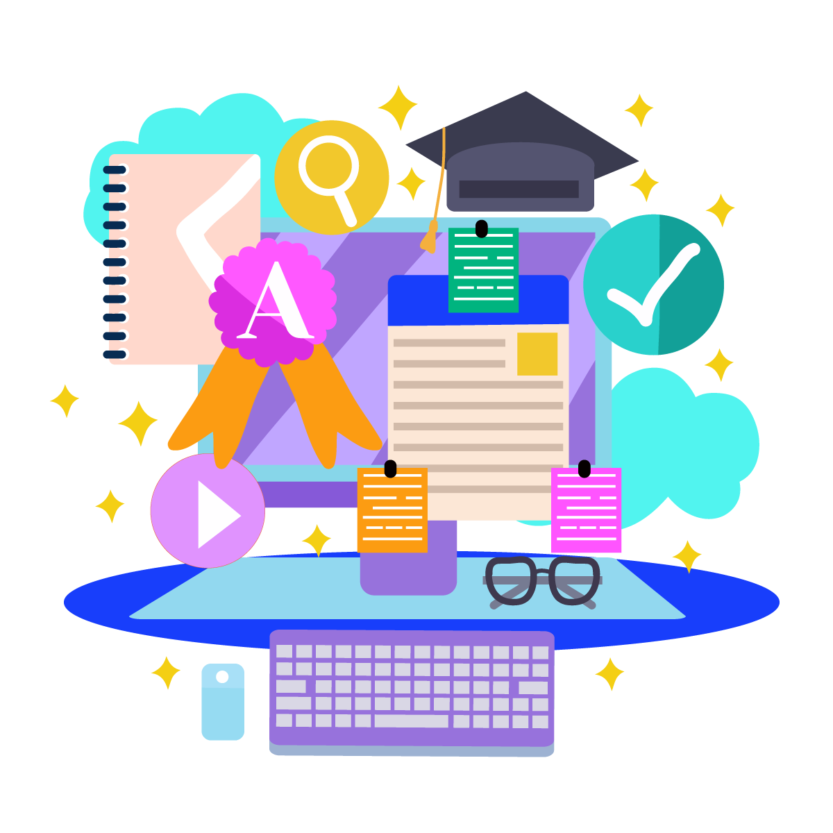 web development illustration
